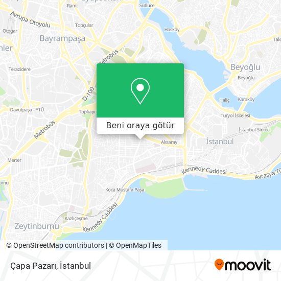 Çapa Pazarı harita