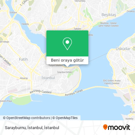 Sarayburnu, İstanbul harita