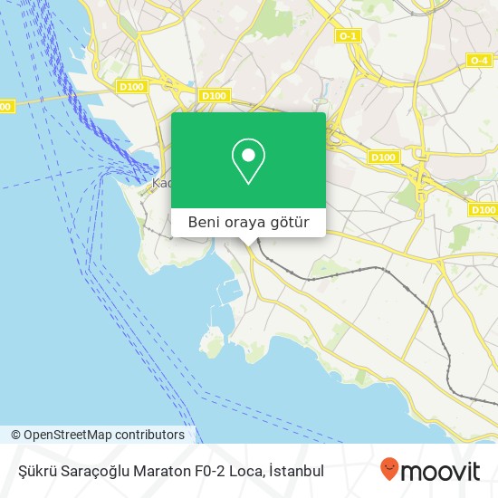 Şükrü Saraçoğlu Maraton F0-2 Loca harita