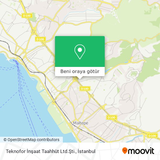 Teknofor İnşaat Taahhüt Ltd.Şti. harita