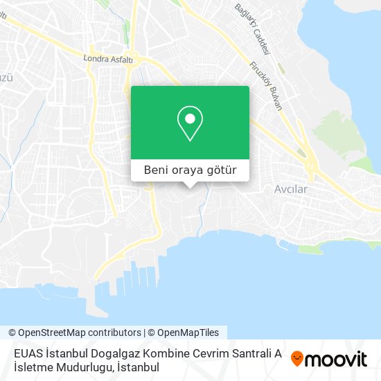 EUAS İstanbul Dogalgaz Kombine Cevrim Santrali A İsletme Mudurlugu harita