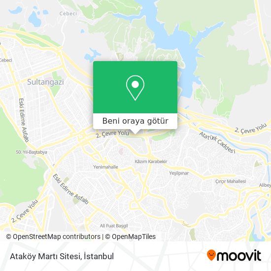 Ataköy Martı Sitesi harita