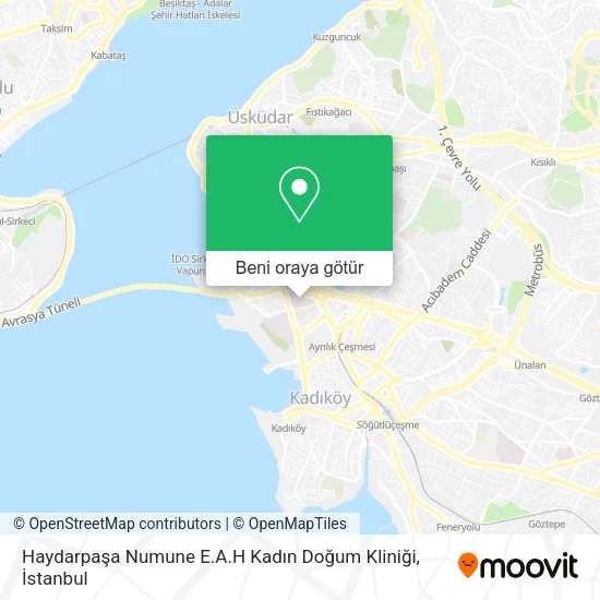 Haydarpaşa Numune E.A.H Kadın Doğum Kliniği harita