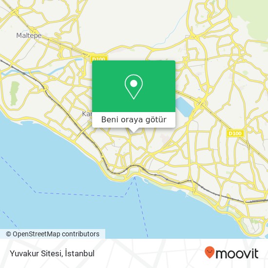 Yuvakur Sitesi harita