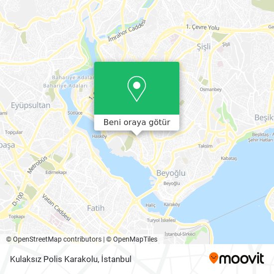 Kulaksız Polis Karakolu harita