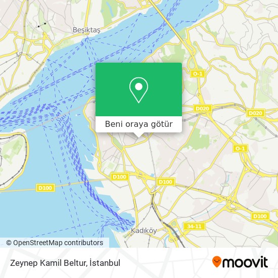 Zeynep Kamil Beltur harita
