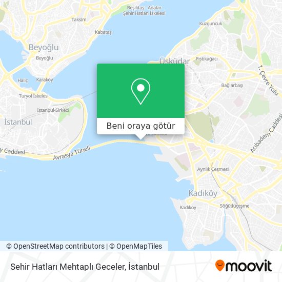 Sehir Hatları Mehtaplı Geceler harita