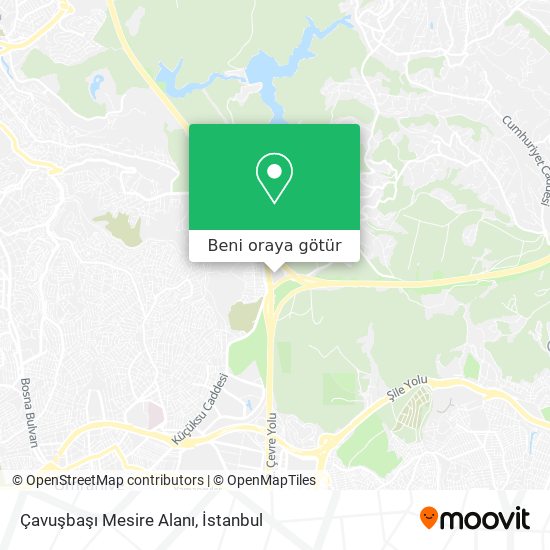 Çavuşbaşı Mesire Alanı harita