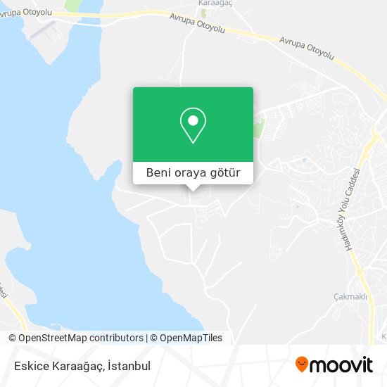 Eskice Karaağaç harita