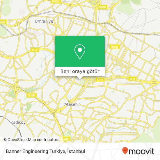 Banner Engineering Turkiye harita