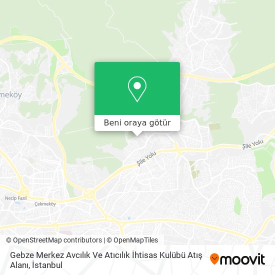 Gebze Merkez Avcılık Ve Atıcılık İhtisas Kulübü Atış Alanı harita