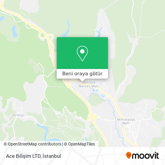 Ace Bilişim LTD harita