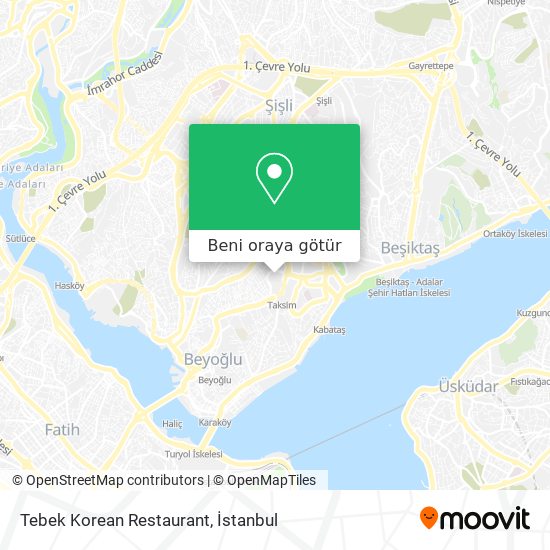 Tebek Korean Restaurant harita