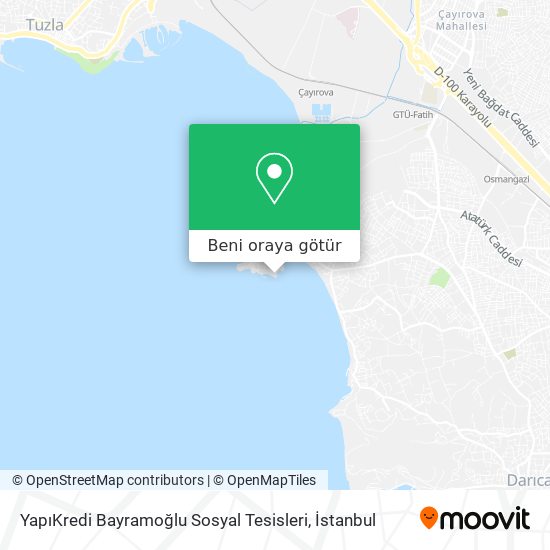 YapıKredi Bayramoğlu Sosyal Tesisleri harita