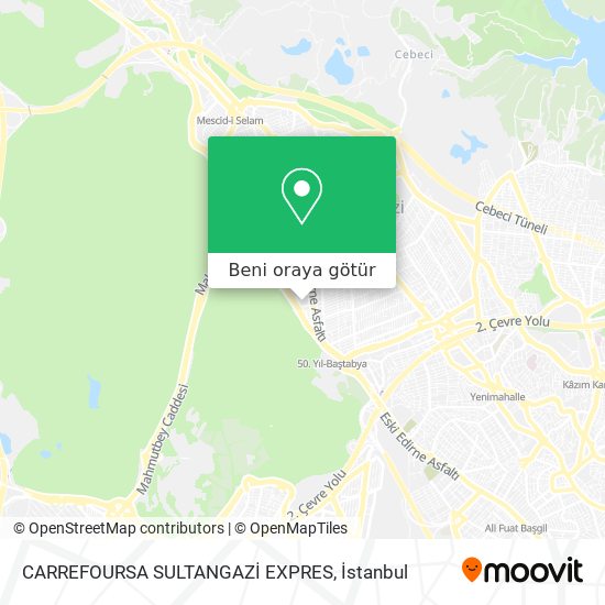 CARREFOURSA SULTANGAZİ EXPRES harita