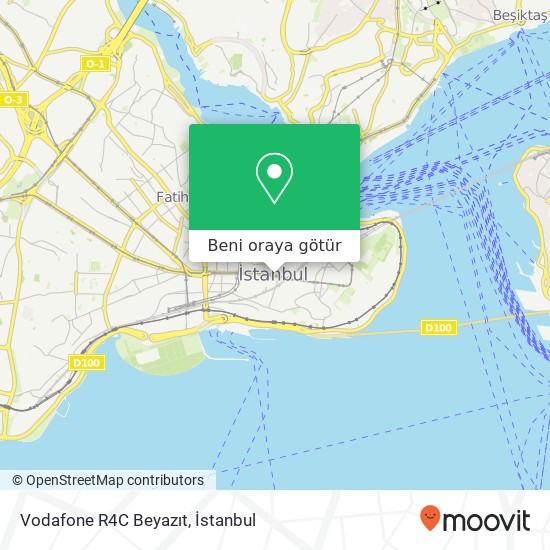 Vodafone R4C Beyazıt harita