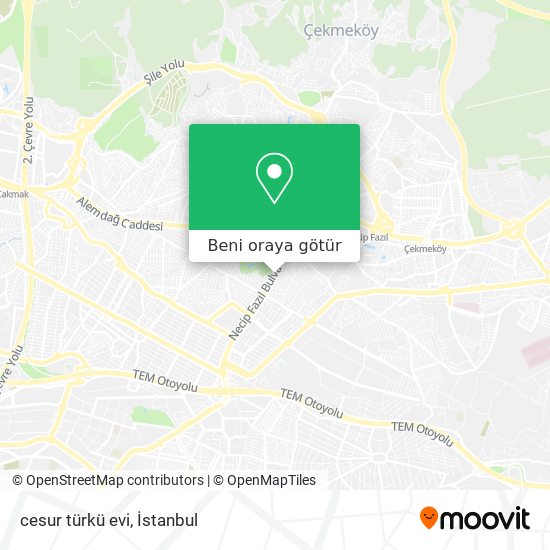 cesur türkü evi harita