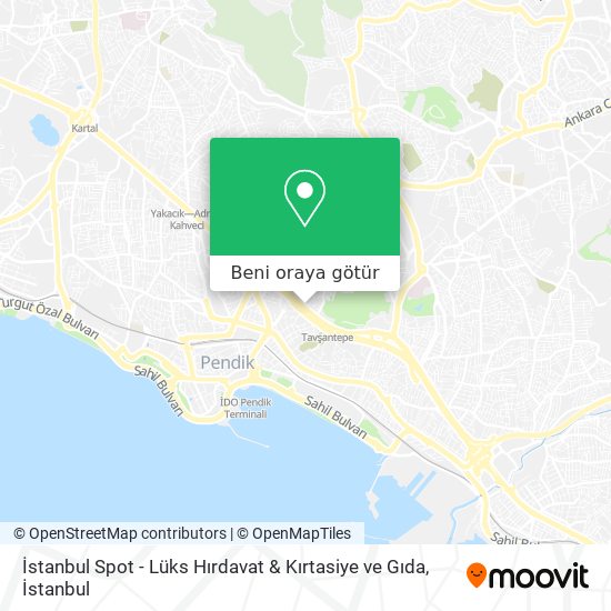 İstanbul Spot - Lüks Hırdavat & Kırtasiye ve Gıda harita