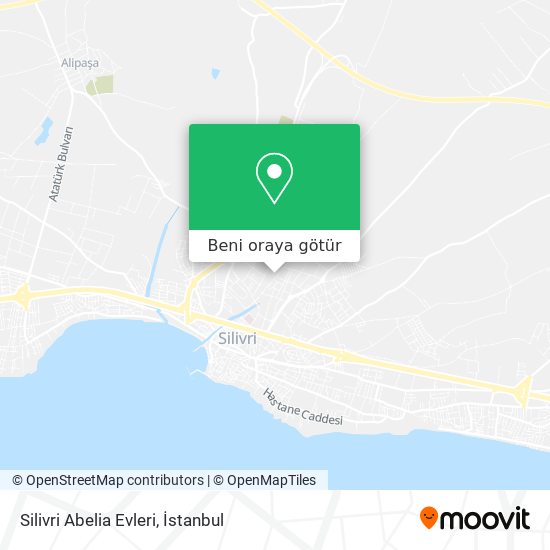 Silivri Abelia Evleri harita