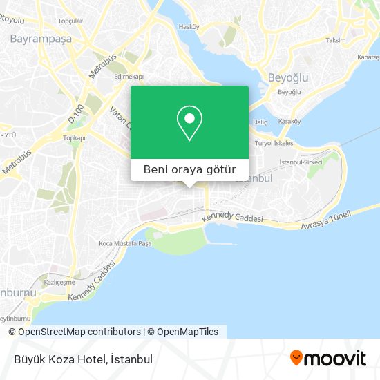 Büyük Koza Hotel harita