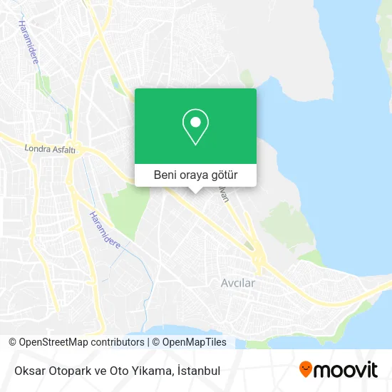 Oksar Otopark ve Oto Yikama harita