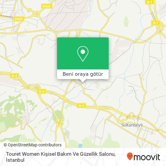 Touret Women Kişisel Bakım Ve Güzellik Salonu harita