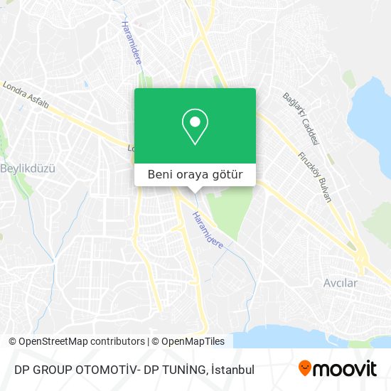 DP GROUP OTOMOTİV- DP TUNİNG harita