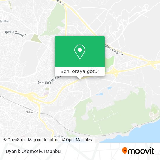 Uyanık Otomotiv harita