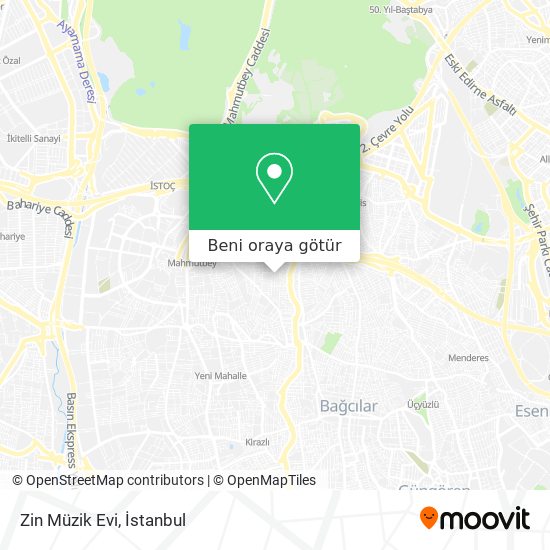Zin Müzik Evi harita