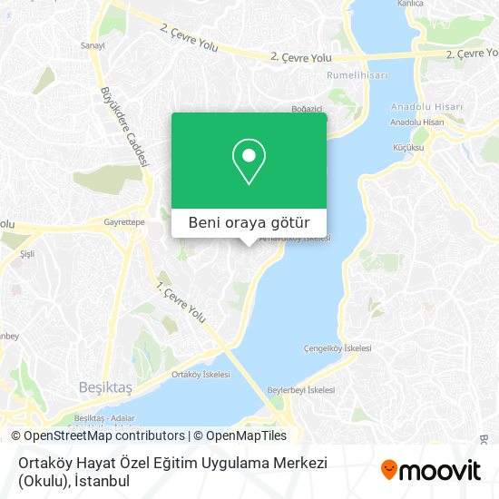 Ortaköy Hayat Özel Eğitim Uygulama Merkezi (Okulu) harita