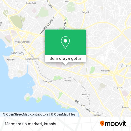 Marmara tip merkezi harita