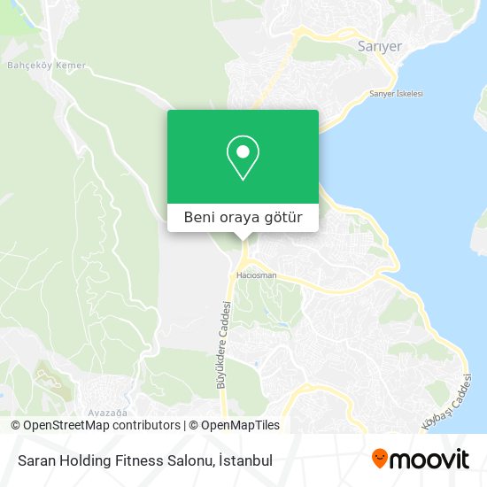 Saran Holding Fitness Salonu harita
