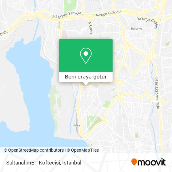 SultanahmET Köftecisi harita