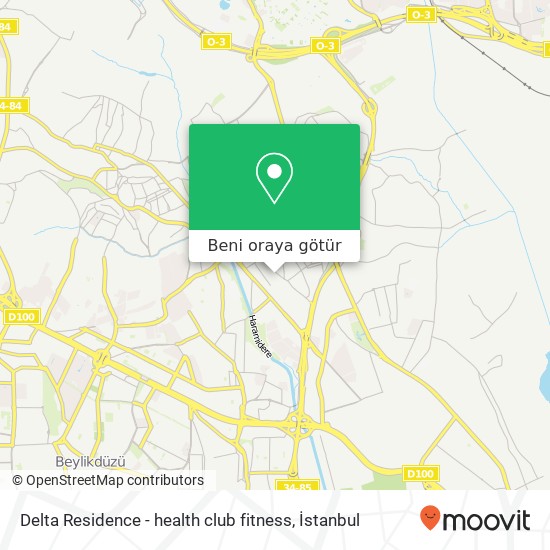 Delta Residence - health club fitness harita
