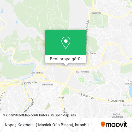 Kopaş Kozmetik ( Maslak Ofis Binası) harita