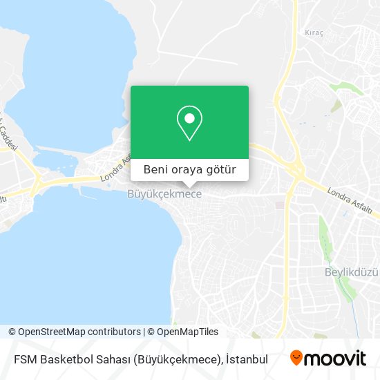 FSM Basketbol Sahası (Büyükçekmece) harita