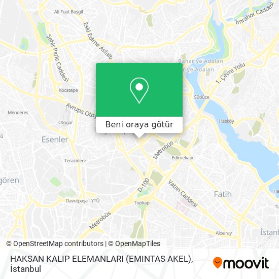 HAKSAN KALIP ELEMANLARI (EMINTAS AKEL) harita