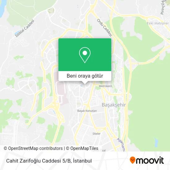 Cahit Zarifoğlu Caddesi 5/B harita