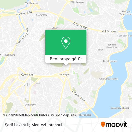 Şerif Levent İş Merkezi harita