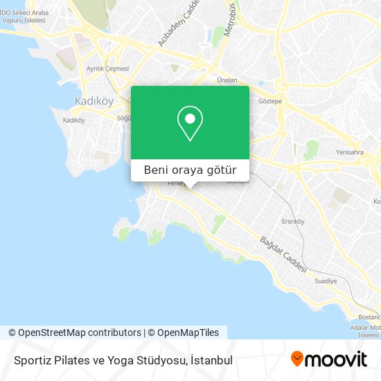 Sportiz Pilates ve Yoga Stüdyosu harita