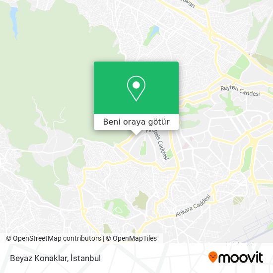 Beyaz Konaklar harita