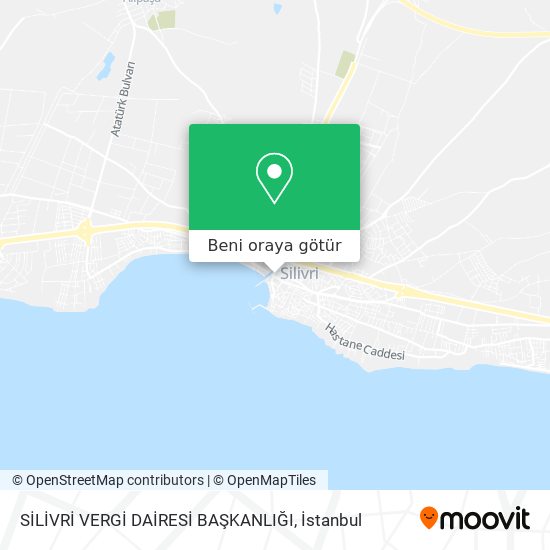 SİLİVRİ VERGİ DAİRESİ BAŞKANLIĞI harita