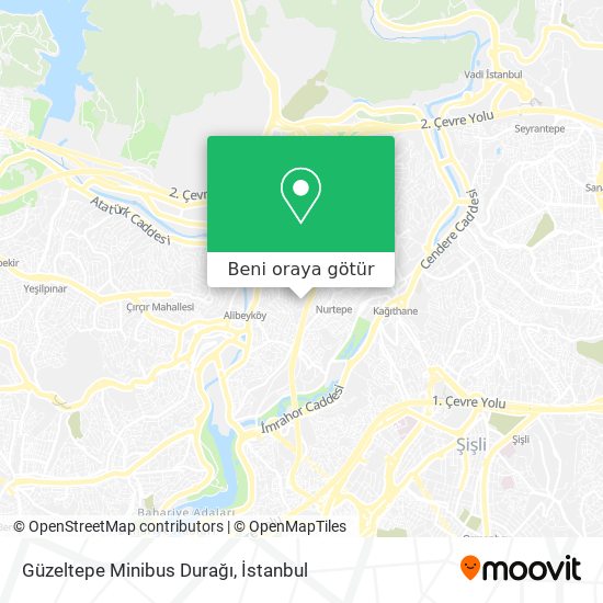 Güzeltepe Minibus Durağı harita