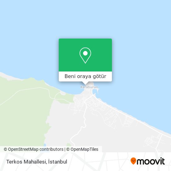 Terkos Mahallesi harita
