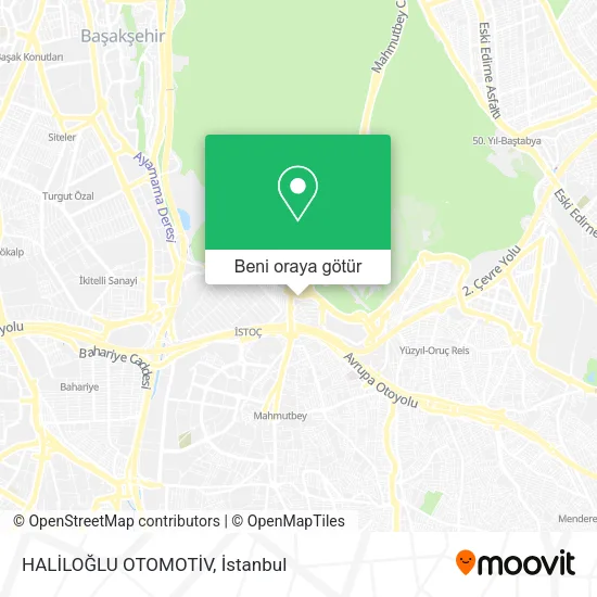 HALİLOĞLU OTOMOTİV harita