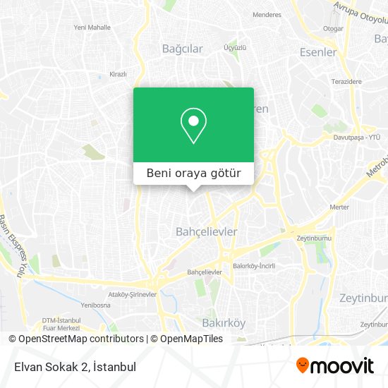 Elvan Sokak 2 harita