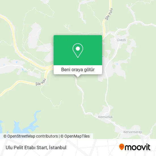 Ulu Pelit Etabı Start harita