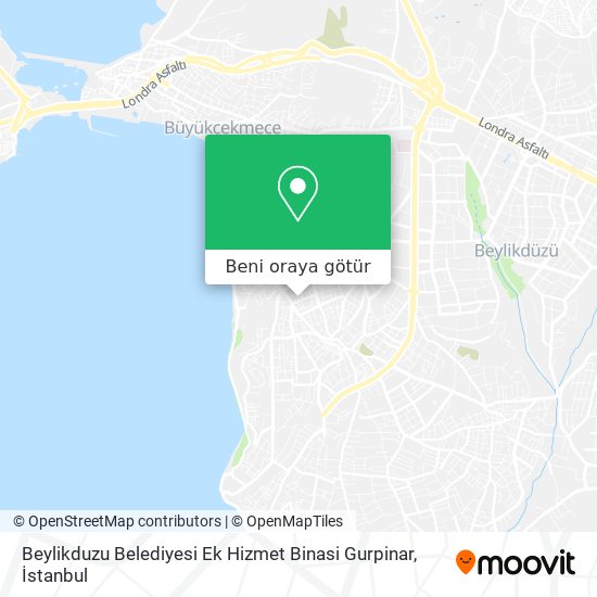 Beylikduzu Belediyesi Ek Hizmet Binasi Gurpinar harita