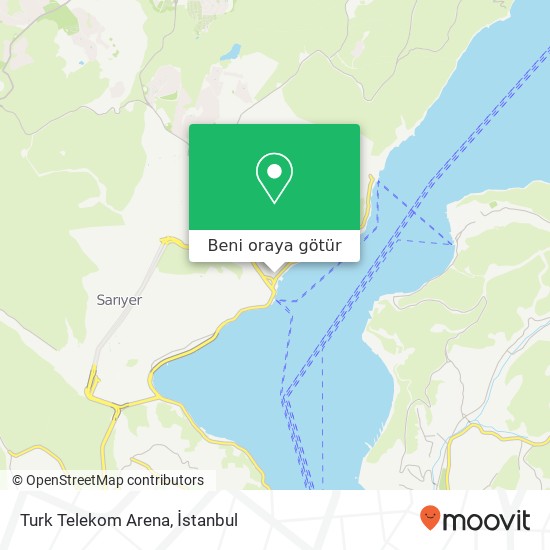 Turk Telekom Arena harita