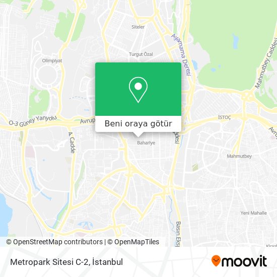 Metropark Sitesi C-2 harita